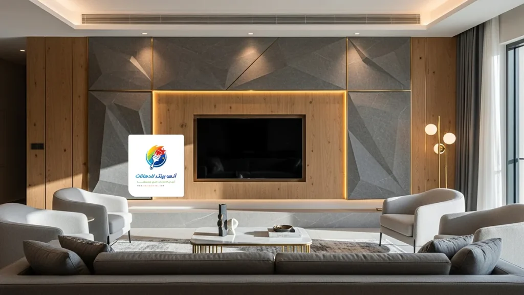 ديكورات شاشات مودرن من أعمالنا