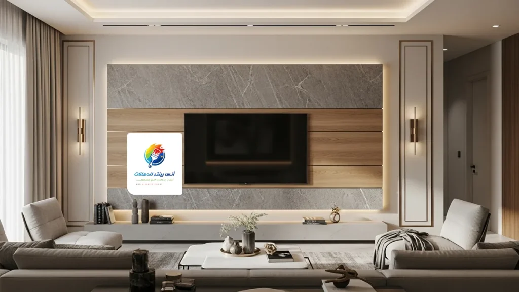 ديكورات مجالس رجال شاشات