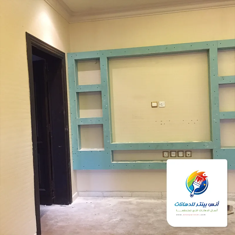 تفصيل ديكور شاشات جبس